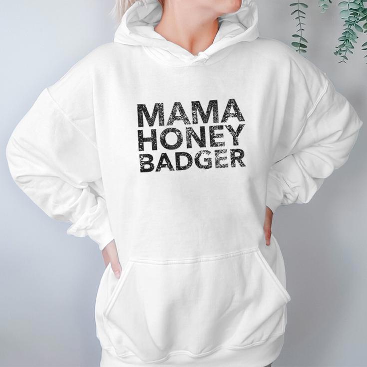 Womens Vintage Mama Honey Badger Women Hoodie Gifts for Her