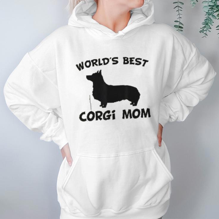 Worlds Best Corgi Mom Dog Owner Women Hoodie Gifts for Her