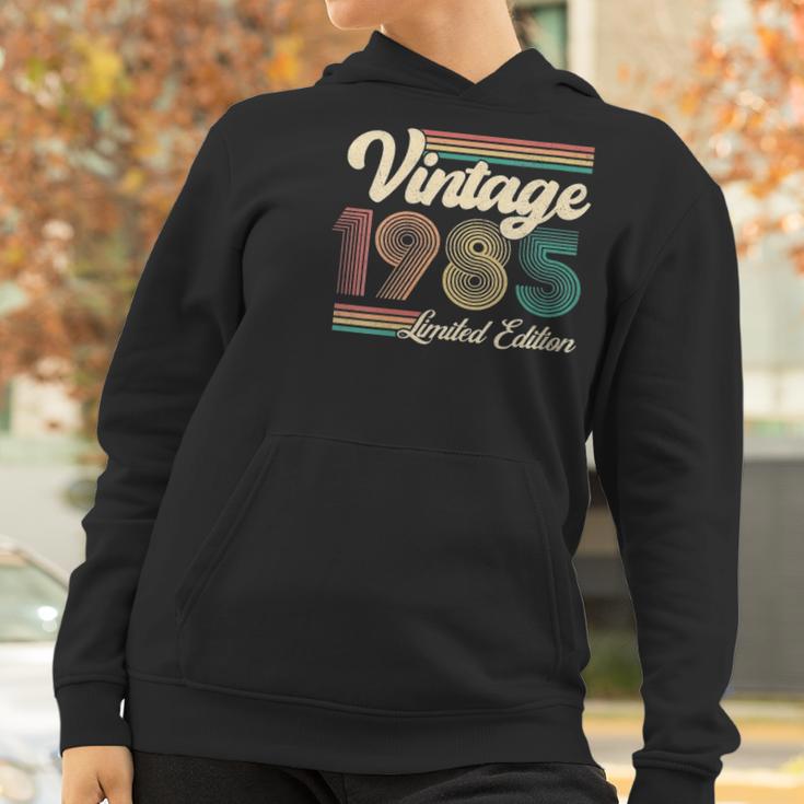 Womens 36 Years Old Gifts Born In 1985 Vintage 36Th Birthday Retro V-Neck Women Hoodie Gifts for Women