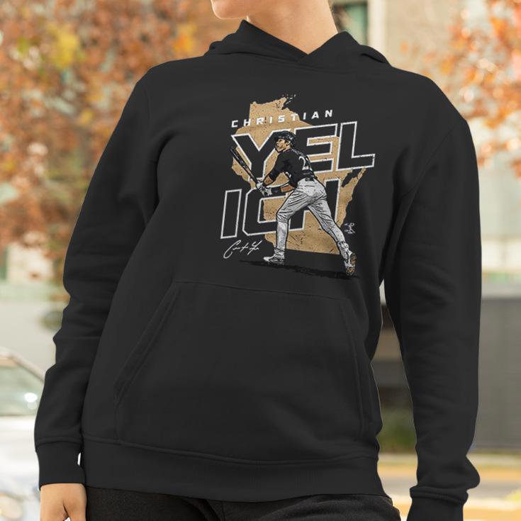 500 Level Christian Yelich Milwaukee Baseball Women Hoodie Gifts for Women