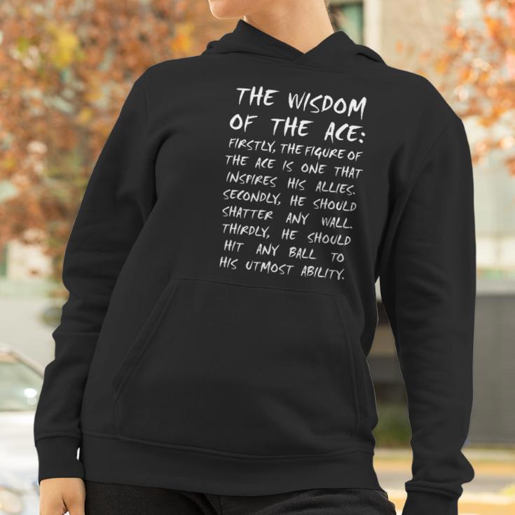 Ace Owl Volleyball Wisdom Anime Manga Cosplay Women Hoodie Gifts for Women