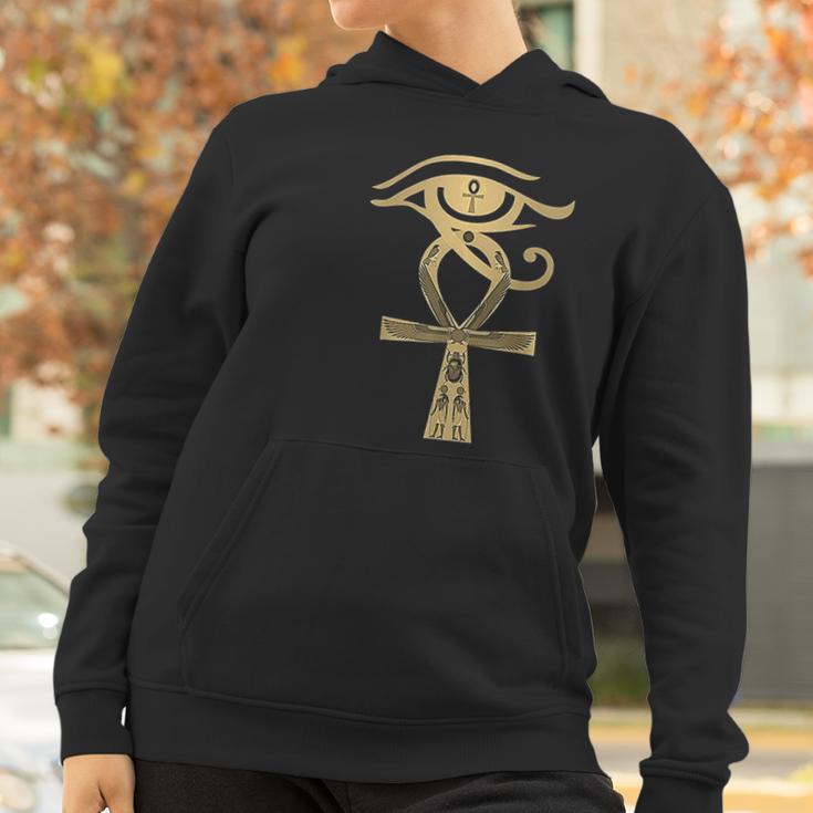 Ancient Egypt Egyptian God Horus Kemetic Heru Women Hoodie Gifts for Women