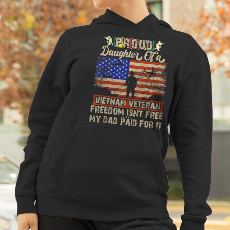 Army Military Navy - Proud Daughter Of A Vietnam Veteran Women Hoodie Gifts for Women