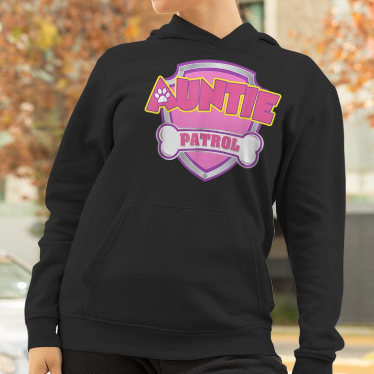 Auntie Patrol - Dog Mom Dad Funny Gift Birthday Party Women Hoodie Gifts for Women