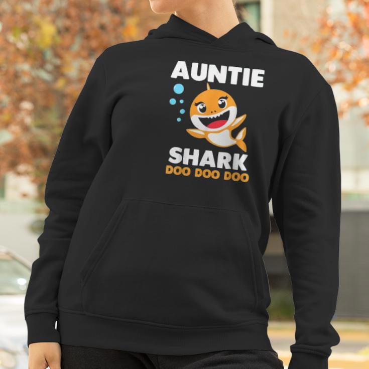 Baby Shark Auntie Shark Doo Doo Doo Women Hoodie Gifts for Women