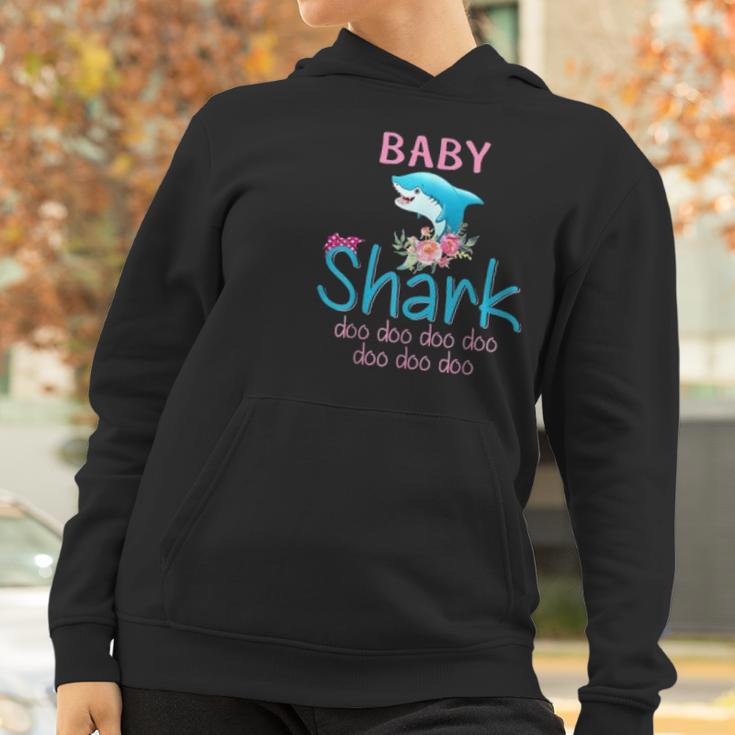 Baby Shark Doo Doo Doo Floral Women Hoodie Gifts for Women