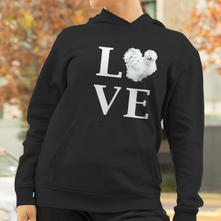 Backyard Silkie Chicken Love Women Hoodie Gifts for Women