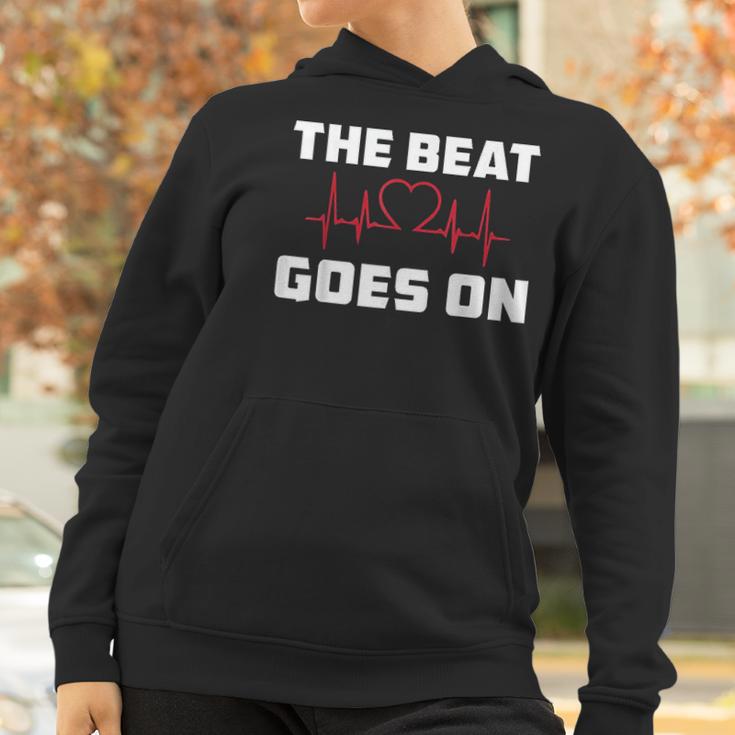 The Beat Goes On Open Heart Surgery Recovery Men Women Gift Women Hoodie Gifts for Women