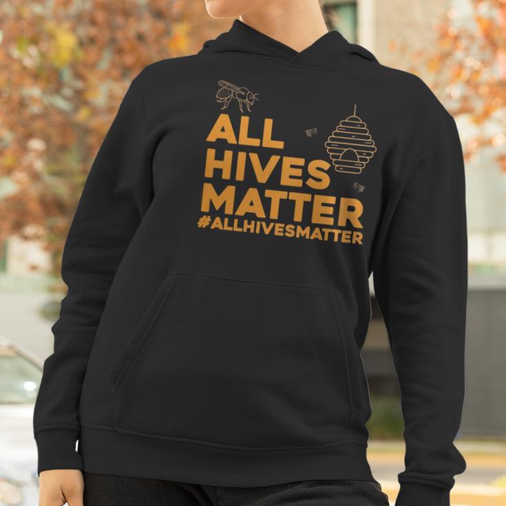 BeekeeperShirt - All Hives Matter Honey Bee Apiarist Gift Women Hoodie Gifts for Women