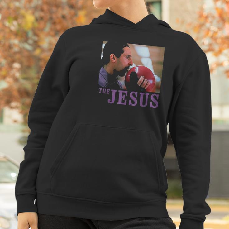 The Big Lebowski Jesus Licking The Bowling Ball Graphic Women Hoodie Gifts for Women