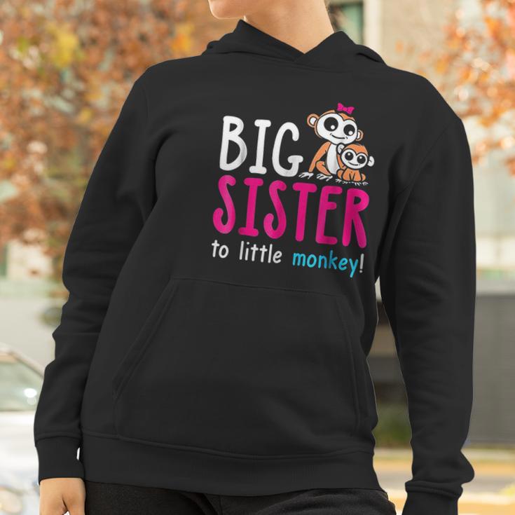 Big Sister To A Lil Monkey Sister Presents Women Hoodie Gifts for Women