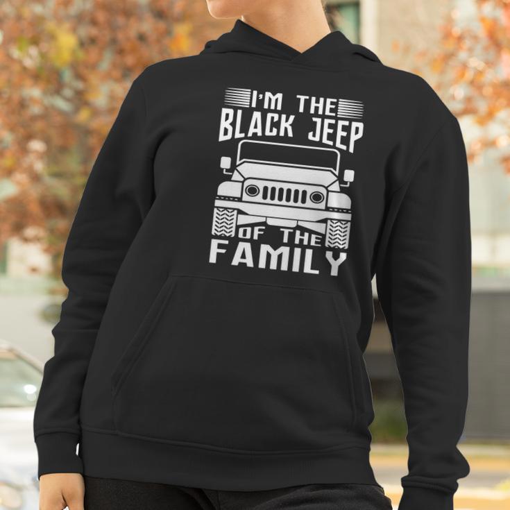 Mens Im The Black Jeep Of The Family Cool Offroad Gift Men Women T-Shirt Graphic Print Casual Unisex Tee Women Hoodie Gifts for Women