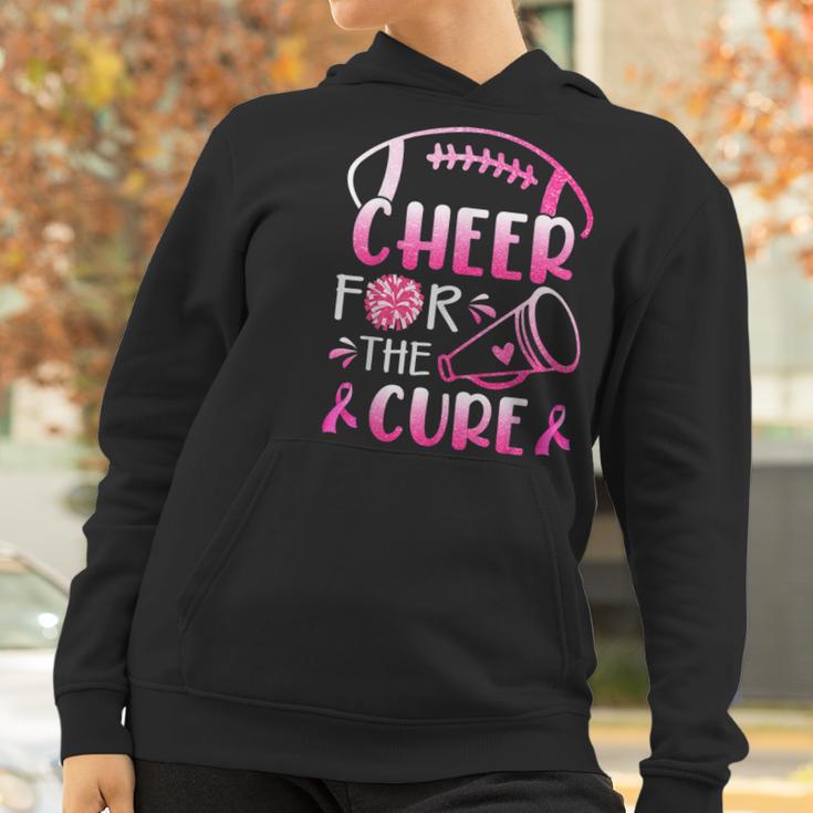 Breast Cancer Awareness Cheer For The Cure V2 Men Women T-Shirt Graphic Print Casual Unisex Tee Women Hoodie Gifts for Women