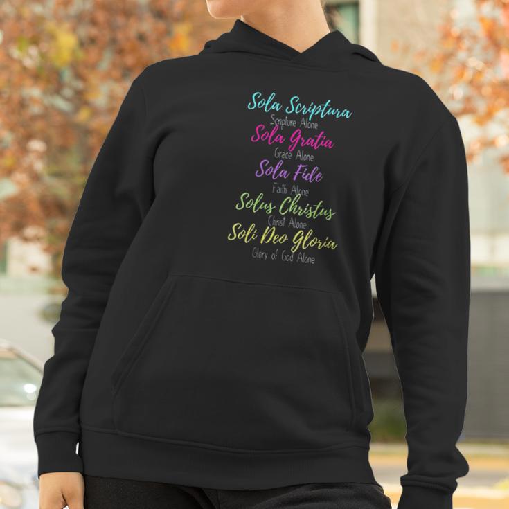 Christian Reformed Women Soli Deo Gloria Five Solas Women Hoodie Gifts for Women