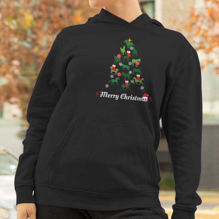 Christmas Horse Lover Foal Colt Filly Gelding Tree Women Hoodie Gifts for Women