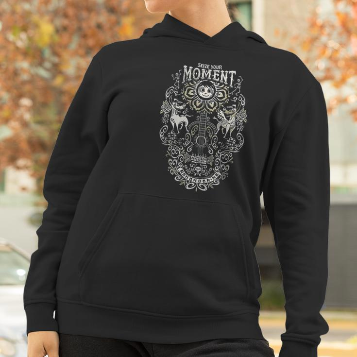 Coco Seize Your Moment Guitar Line Art Women Hoodie Gifts for Women