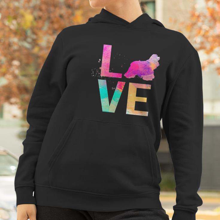 Colorful Cocker Spaniel Dog Mom Women Hoodie Gifts for Women