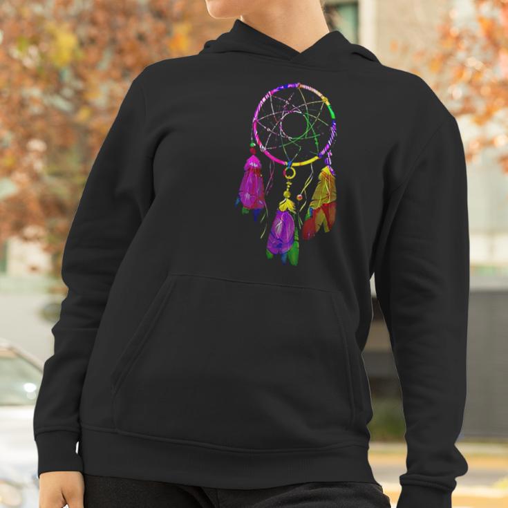 Colorful Dreamcatcher Feathers Native American Indian Tribal Women Hoodie Gifts for Women