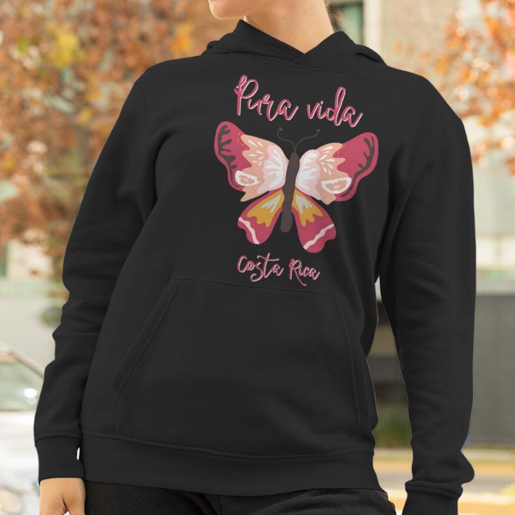 Costa Rica Butterfly Pura Vida Souvenir Women Hoodie Gifts for Women