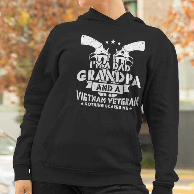 Im A Dad Grandpa And Vietnam War Veteran Retired Soldier Veteran Day Graphic Design Printed Casual Daily Basic Women Hoodie Gifts for Women