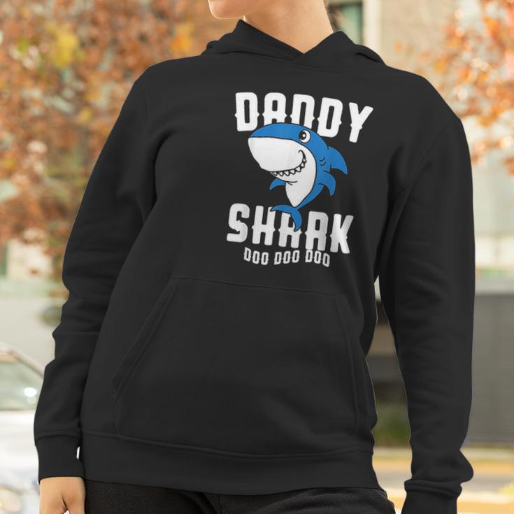 Daddy Shark For Fathers Day Grandpa Halloween Christmas Women Hoodie Gifts for Women