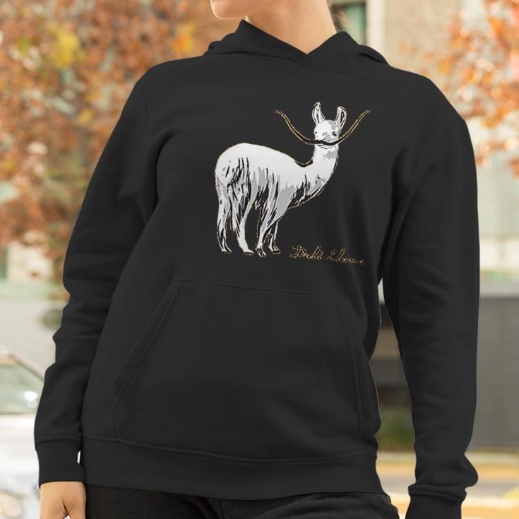 Dali Llama Unisex For The Pun Lover Women Hoodie Gifts for Women