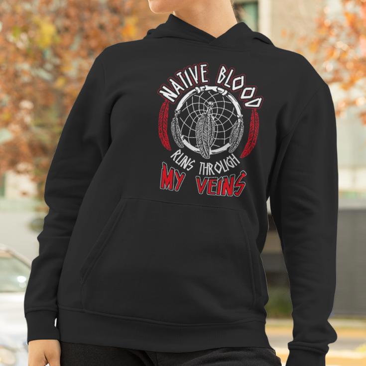 Dreamcatcher Wolf Native American Native Blood Women Hoodie Gifts for Women