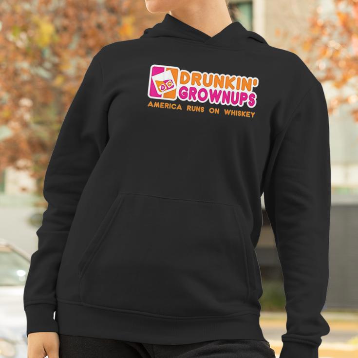 Drunkin Grownups Whiskey Drinker Women Hoodie Gifts for Women