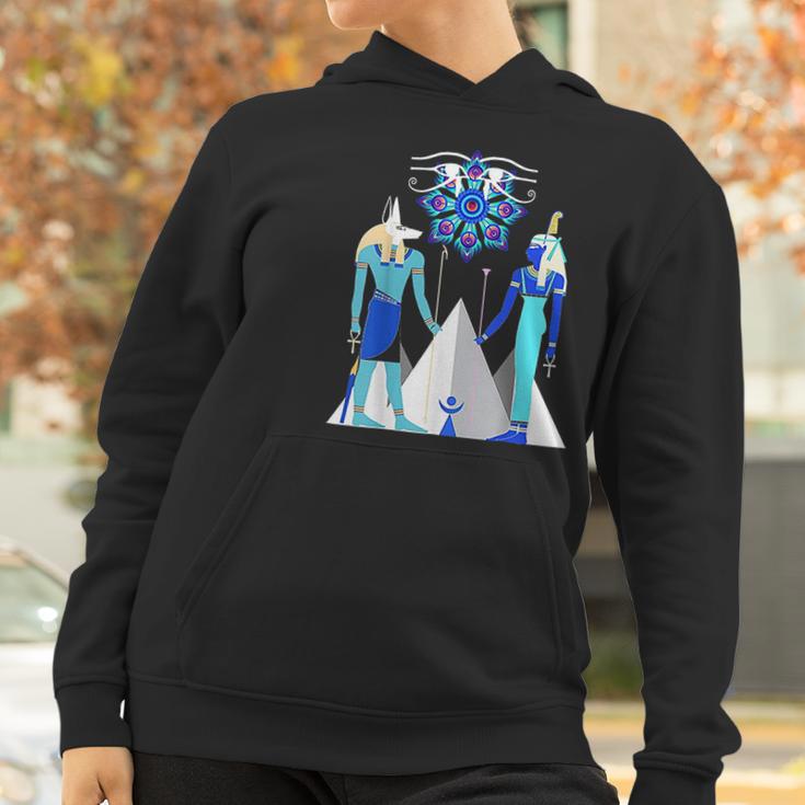 Egyptian God Anubis And Goddess Maat Amen Ra Women Hoodie Gifts for Women