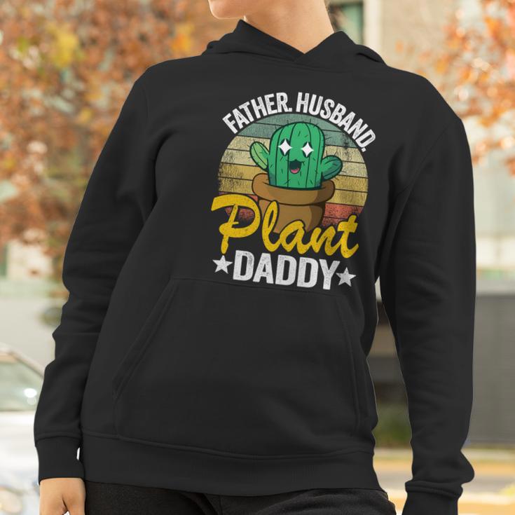 Father Husband Plant Daddy Landscapers Gardener Plant Dad Great Gift Women Hoodie Gifts for Women