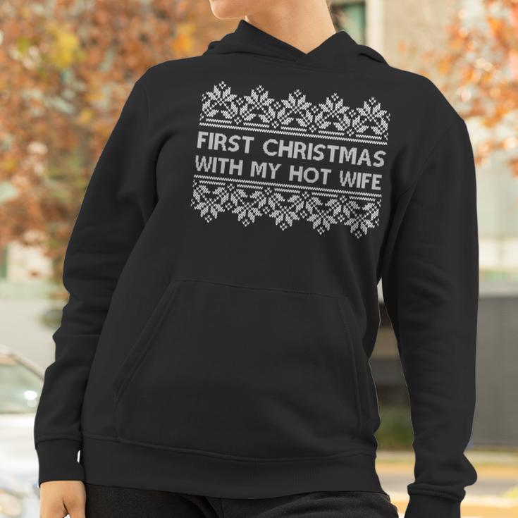 First Christmas With My Hot Wife Women Hoodie Gifts for Women