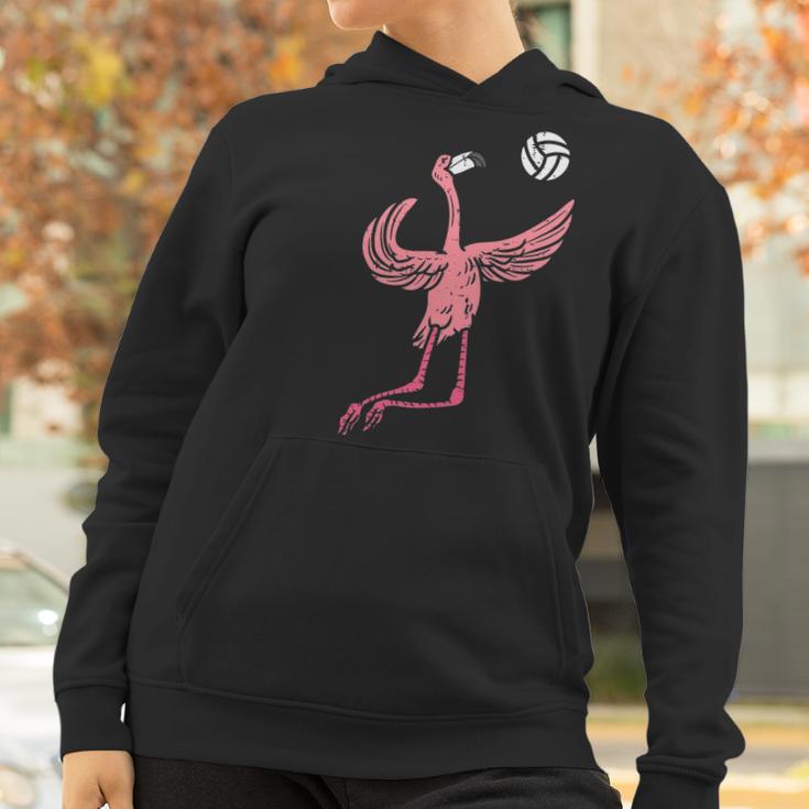 Flamingo Volleyball Spike Serve Player Spiker Women Men Women Hoodie Gifts for Women