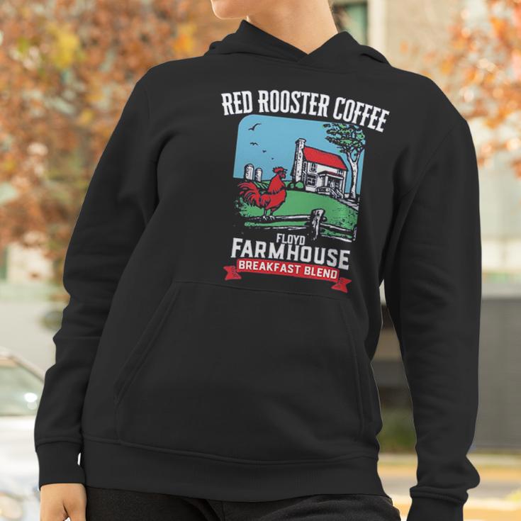 Floyd Farmhouse Red Rooster Coffee Women Hoodie Gifts for Women