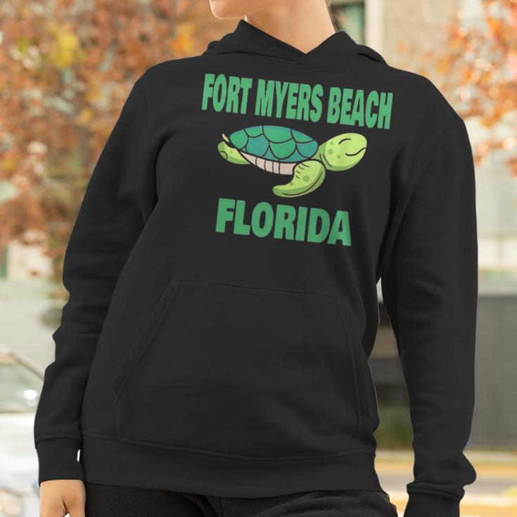 Fort Myers Beach Florida Sea Turtle Themed Women Hoodie Gifts for Women