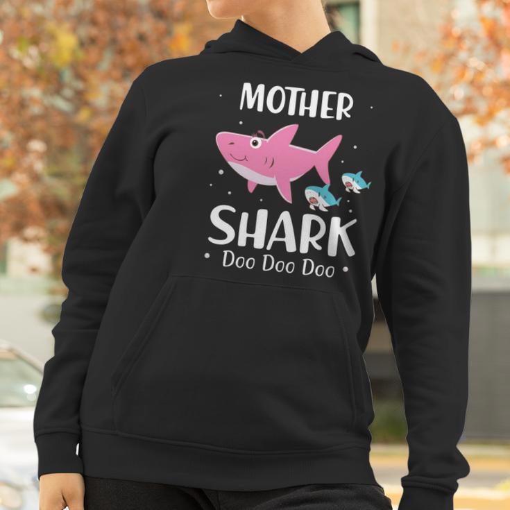 Funny Mother Pink Shark Doo Doo Doo Women Hoodie Gifts for Women