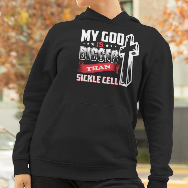 My God Is Bigger Than Sickle Cell Women Hoodie Gifts for Women