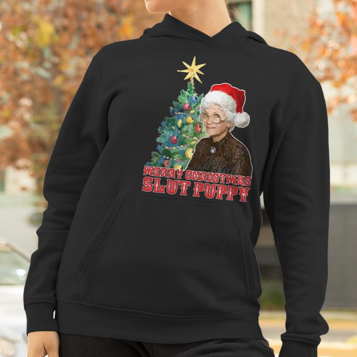 Golden Girls Sophia Petrillo Merry Christmas Slut Puppy Xmas Shirt Women Hoodie Gifts for Women