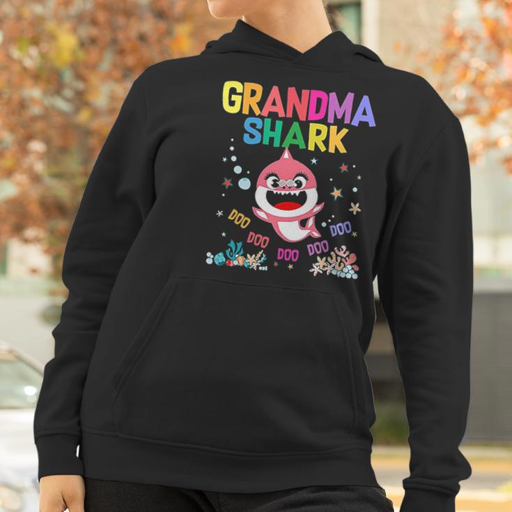 Grandma Shark Funny Mothers Day Cute Gift For Mother Women Hoodie Gifts for Women