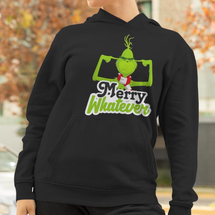 Grinch Christmas Merry Whatever Women Hoodie Gifts for Women