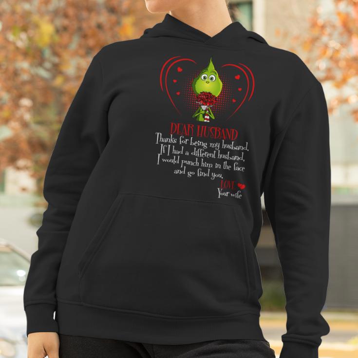 Grinch Wife Dear Husband Women Hoodie Gifts for Women