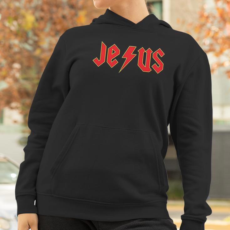 Gseagle Acdc Jesus Graphic Women Hoodie Gifts for Women