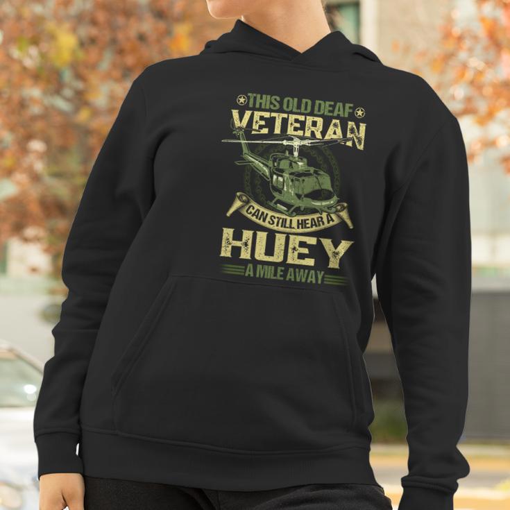 Hear A Huey A Mile Away Funny Gift Helicopter Pilot Vietnam Veteran Cute Gift Men Women T-Shirt Graphic Print Casual Unisex Tee Women Hoodie Gifts for Women