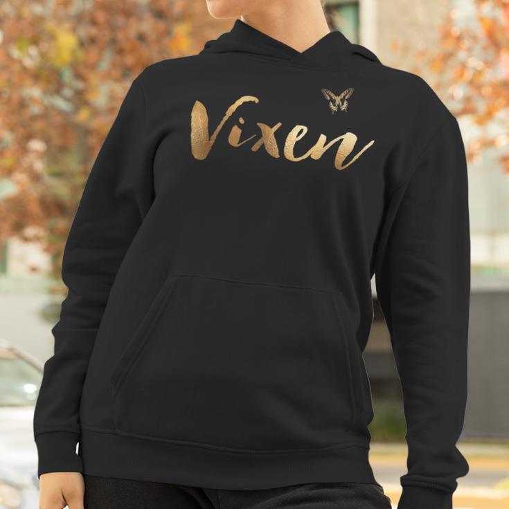 Womens Hotwife Vixen And Butterfly In Gold Women Hoodie Gifts for Women