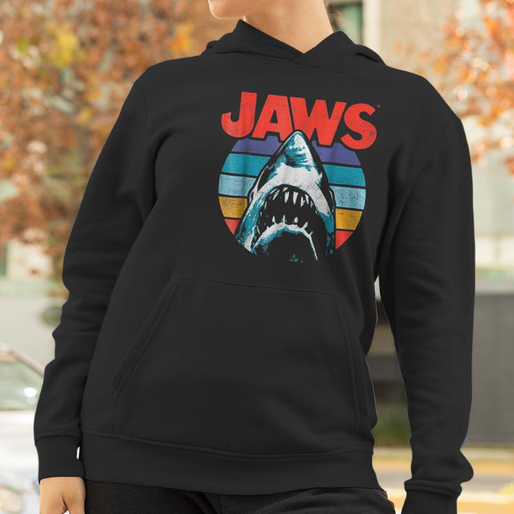 Jaws Retro Colors Shark Rainbow Women Hoodie Gifts for Women