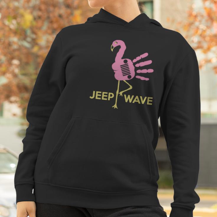 Jeep Wave Flamingo Women Hoodie Gifts for Women