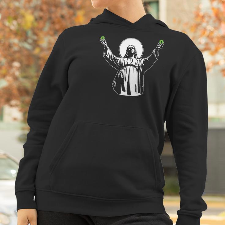 Jesus Neo Cryptocurrency Hodl Digital Blockchain Btc Women Hoodie Gifts for Women