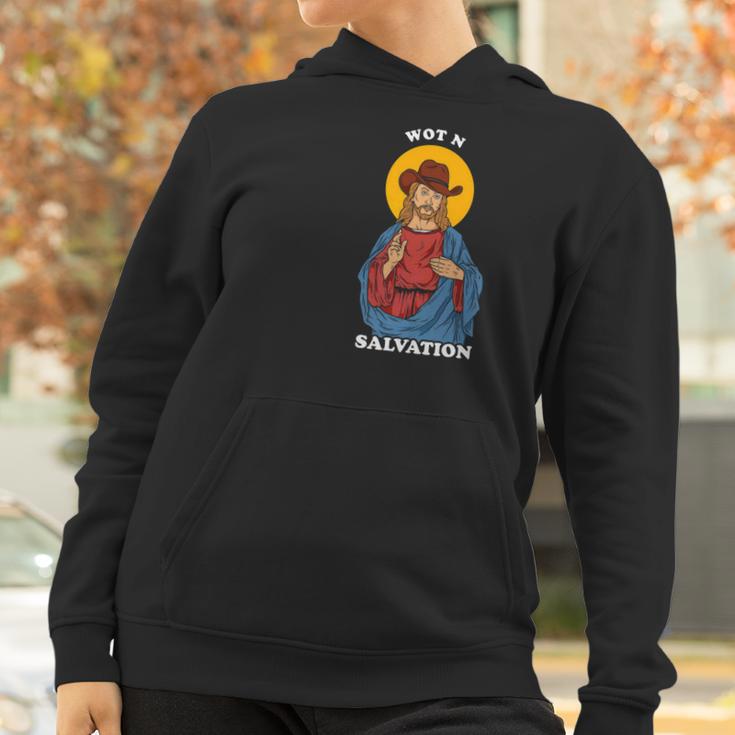 Jesus What In Tarnation Meme Wot N Salvation Women Hoodie Gifts for Women