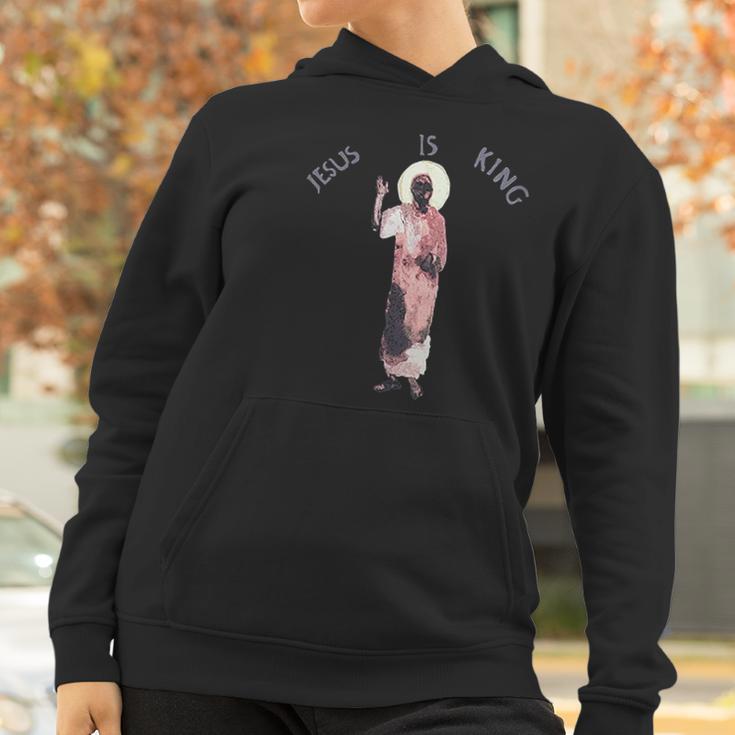 Kanye Jesus Is King Rap Hip Hop Women Hoodie Gifts for Women