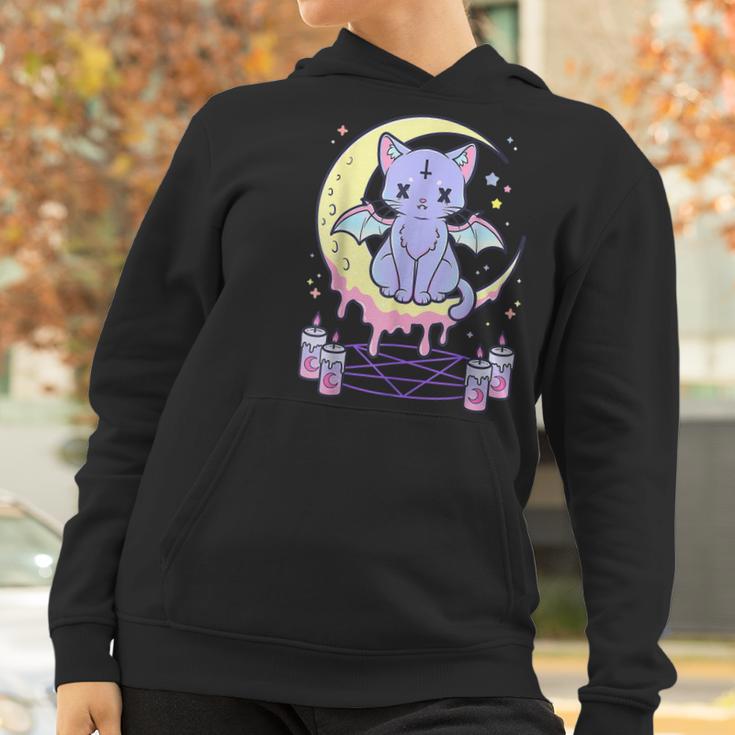 Kawaii Pastel Goth Cute Creepy Black Cat Men Women T-Shirt Graphic Print Casual Unisex Tee Women Hoodie Gifts for Women