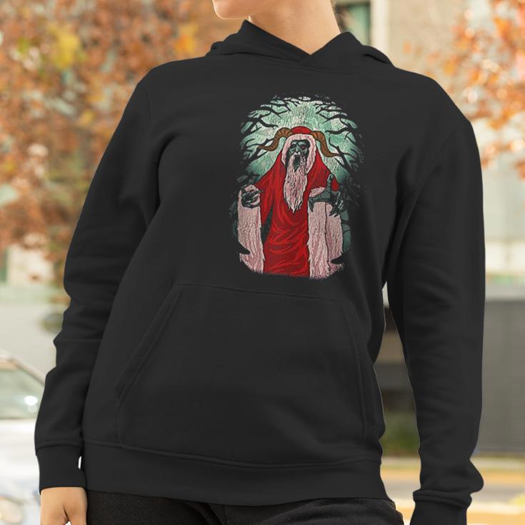 Krampus Vintage Germanic Christmas Krampus Women Hoodie Gifts for Women